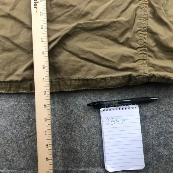 J Crew Jacket Mens Large Beige Solid Military Field Broken In Pockets - Picture 9 of 9